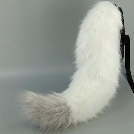 Guld rød ulv ræv animation dyr ører bæst KC hale ulve ører kat øre pandebånd tilpasset COSPLAY - Perfet Only tail