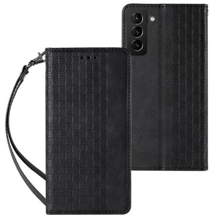 Galaxy S22 Plus Plånboksfodral Magnet Strap - Svart