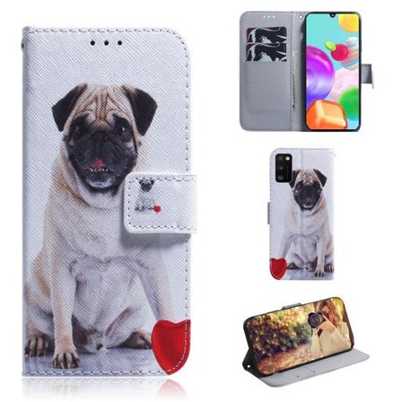 Lompakkokotelo Samsung Galaxy A41 - Mopsit