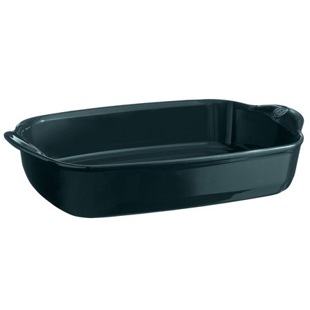 Emile henry Rektangulær ovnsform (L) 4 liter, petrol