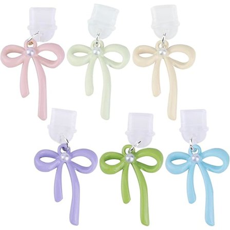 6 st USB C Dammskydd Berlock, Typ C Fjäril Rosett Anti Dammskydd Laddningsport Skyddskåpa Smutspluggar Berlock Stopp Kompatibel med Kindle (1.02x0.7