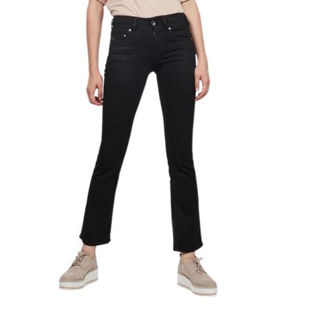 G-star G-Star D01896 B964 Midge Støvlercut jeans kvinders Denim Black Sort, Dame, Størrelse: W24 L30