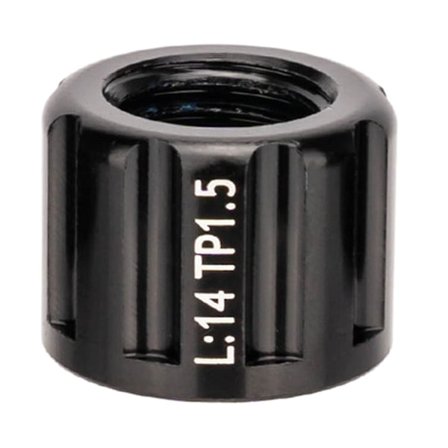 Cyklar Thru Axles Mutter M12 M15 Gängaxlar Mutter för fram och bak cykelhjul