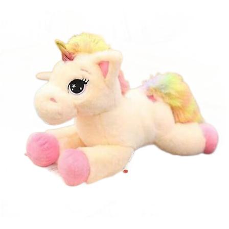 Rosa 80 Cm Plysch Enhörning Teddy Mjuk Goseleksak
