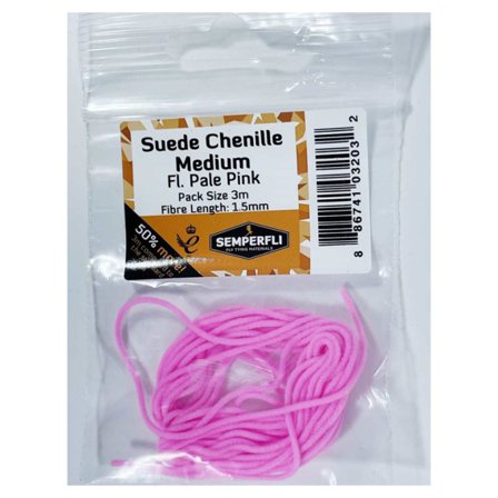 Semperfli Suede Chenille 1.5mm Medium - Fl Pale Pink