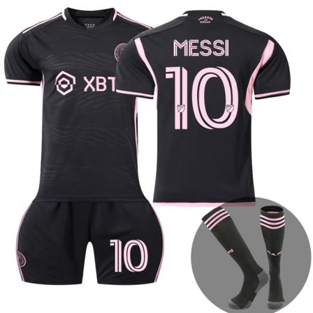 23-24 Inter Miami CF Away jalkapallopaita lapsille tai aikuisille nro 10 Messi 26