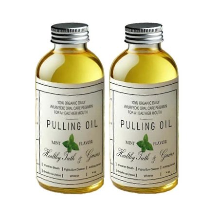 1-3X Ren-Økologisk Kokosolie Mundskyl Professionel Mundfrisker Oral Plejeartikler