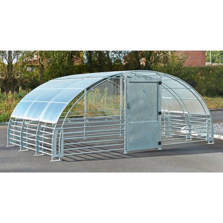 Lockable bicycle shelter TEAM, add-on unit