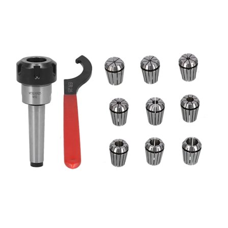 ER25 jousipuristimet Morse-kartio liitäntäakseli Kiristysholkki Chuck Morse-pidike Avaimet jousiholkki SetMTB2-ER25-M10