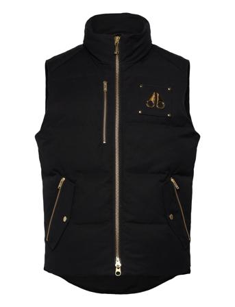 Westmount Vest Gold Designers Vests Black Moose Knuckles