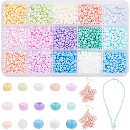 3840 stk. 2 mm Fasetterte Glassperler, Strenger, 24 Farger, AB Farge Elektroplettert Briolette Rondelle Krystallperler Tsjekkiske Fasetterte Perler 