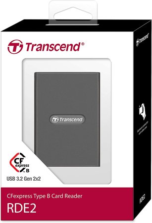 Transcend CFexpress Type B minnekortleser - USB-C 3.2 - 20Gbps