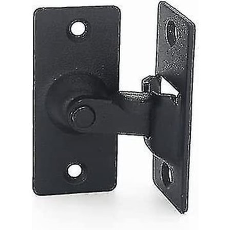 2 stk. 90 Graders Rustfrit Stål Dørlås Lagerdør Højre Vinkel Lås Flip Dør