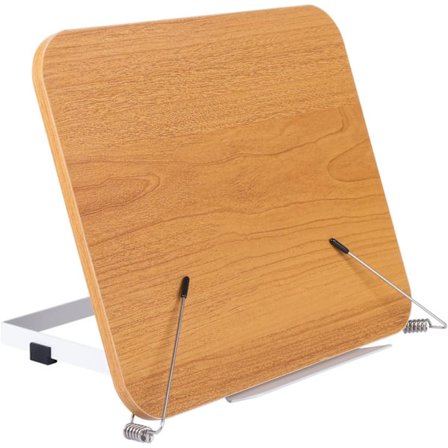 Puinen lukuteline - Taitettava ja kannettava - Bambuinen tukilevy