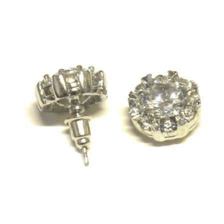 Bling Örhängen - Vit Sten