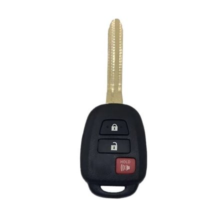 Bilnøgleskal med 2+1 knapper til Toyota