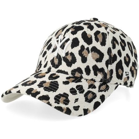 New Era - MLB Beige adjustable Keps - New York Yankees Womens Leopard Midi 9FORTY Camchs Adjustable @ Hatstore