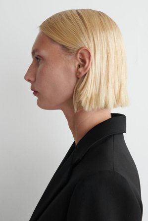 COS Femme Boucles D'oreilles Asymétriques Façon Bulles in Bronze