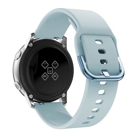 Samsung Galaxy Watch Active 20mm korvaava ranneke - Vauvasininen