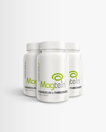 3 x Body Science Magnesium L-Threonate - 90 kapslar, Kosttillskott, Vitaminer & Mineraler