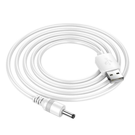 USB - DC 3.5x13.5mm pyöreä reikä latauskaapeli mini kaiuttimelle pöytävalaisin F