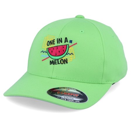 Kiddo Cap - Green flexfit Czapka Z Daszkiem - Kids One In A Melon Fresh Green Flexfit @ Hatstore