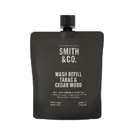 Smith & Co Refill Hand Kroppstvätt Tabac Cedarwood Bad dusch Unisex 400ML
