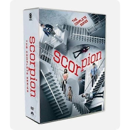 SCORPION: Komplett TV-serie Säsong 1-4 (DVD Box Set 24-Disc) engelsk version