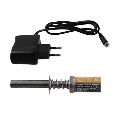 Til RC Nitro 1.2 V 1800MAH 3600mah Glødeplugs Tænding Velegnet til RC Bil 1/8 1/10 80101 Genopladelig Oplader, EU Stik