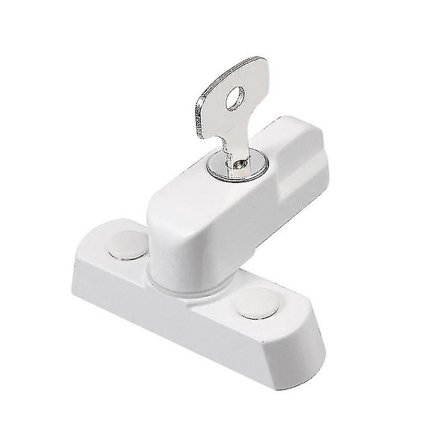 T-formad PVC-skjutdörrsbeslag med lås och nyckel Jskee