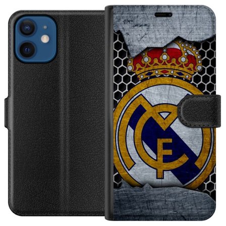Kompatibel Tegnebogsetui til Apple Apple iPhone 12 Real Madrid