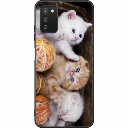 Samsung Galaxy A03s Svart Skal Katter