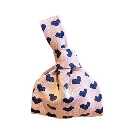 Stickad handväska tygväska 3 3