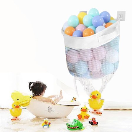 Badelekeorganisator - 15 liters badelekeorganisator - Badelekeholder med rask tilgang - Babyorganisator