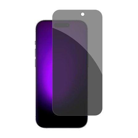 Skärmskydd iPhone 15 Plus - Privacy 3D Härdat Glas