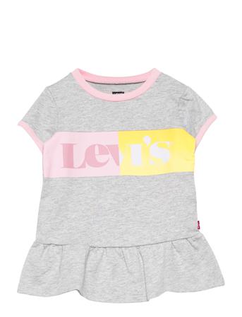Dropwaist Sweatshirt Dress Dresses & Skirts Dresses Baby Dresses Short-sleeved Baby Dresses Grå Levi's