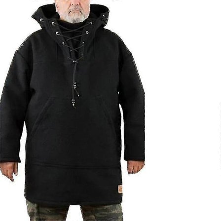 Vinter Fritidsjakke til Mænd Hætte Uld Kraftig Frakke Og Sweatshirt_Billiga Gåvor