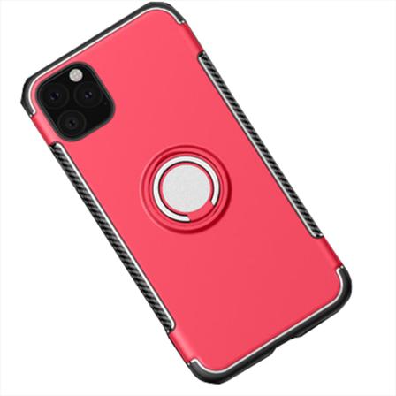 Genomtänkt Skyddsskal Med Ringhållare - Iphone 11 Blå