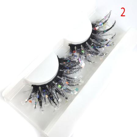1 Par 25 Mm 3d Glitter Paljett Lösfransar Färg Lysande Tjock