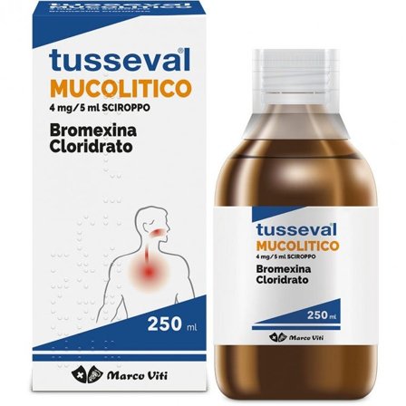Marco Viti Tusseval Mucolitico Sciroppo 250ml 4mg/5ml