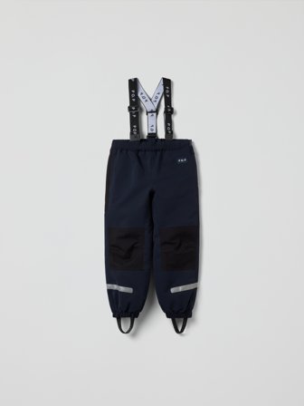 Polarn O. Pyret - Stormy low – waterproof shell trousers - 140 - Childrenswear - blue