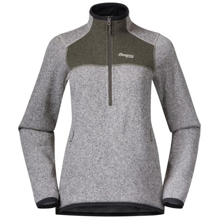 Bergans Kamphaug Knitted Women's Half Zip Women Mid layer tops Beige L