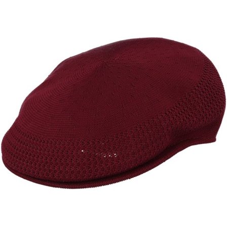 Kangol - Röd flatcap Keps - Tropic 504 Ventair Burgundy Flat Cap @ Hatstore