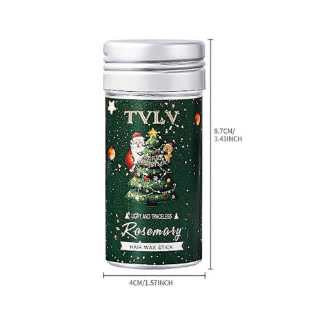 Rosemary Slick Stick - Langvarig Styling Wax Stick - Voksstift Hårtilbehør, Ikke-fet Hårstift - Pomade Slick Stick for Flyaways Edge Frizz