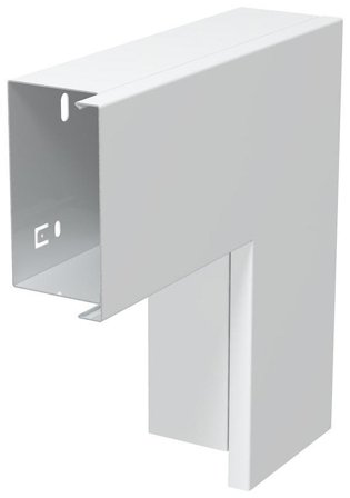 Obo Bettermann 6249507 L-vinkel elforsinket, polarhvit 100 x 60 mm, Installasjonsmaterial