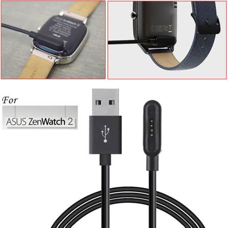 For Asus Zenwatch 2 Smart Watch Usb Magnetisk Raskere Ladende Kabel Lader