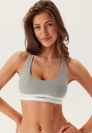 Calvin Klein Lightly Lined Bralette P7A Grey Heather Tøj