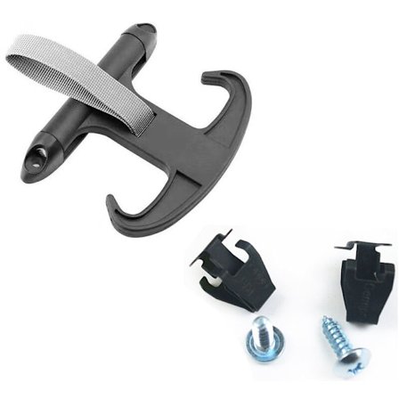 Audi-A3:n auton tavaratilan koukku, kannettava piilokoukku, monitoiminen torvikoukku erilaisten tavaratelineiden säilyttämiseen