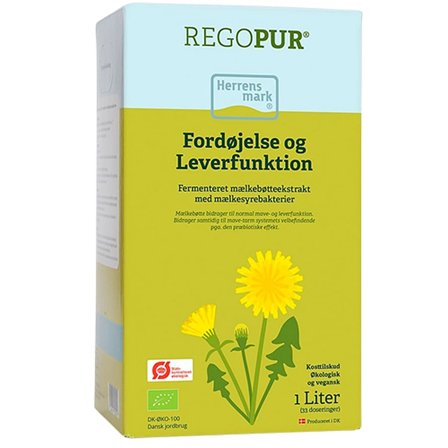 Herrens Mark REGOPUR Fordøjelse & Leverfunktion Ø 1 l, Helse & Madvarer, Ingredienser, Urter