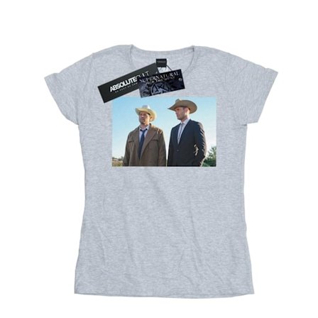Supernatural Dam/Kvinnor Stetson Boys Bomull T-Shirt S Sport